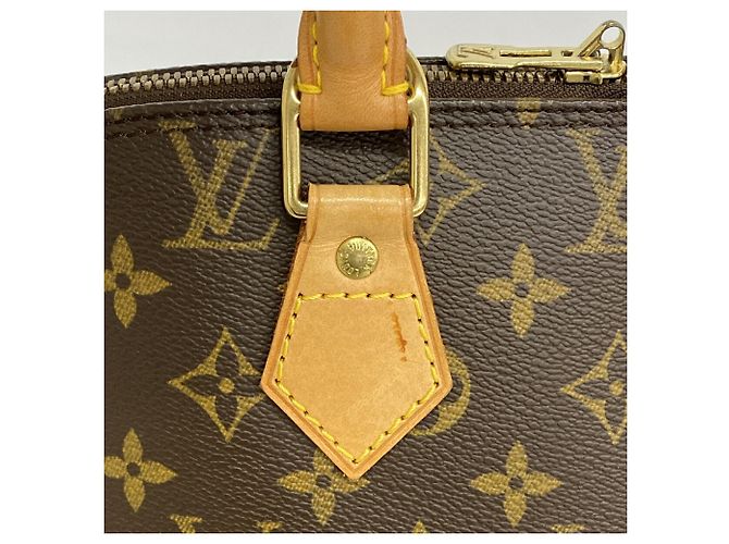 Louis Vuitton Alma Monogram Handtasche Braun - Ansicht 9