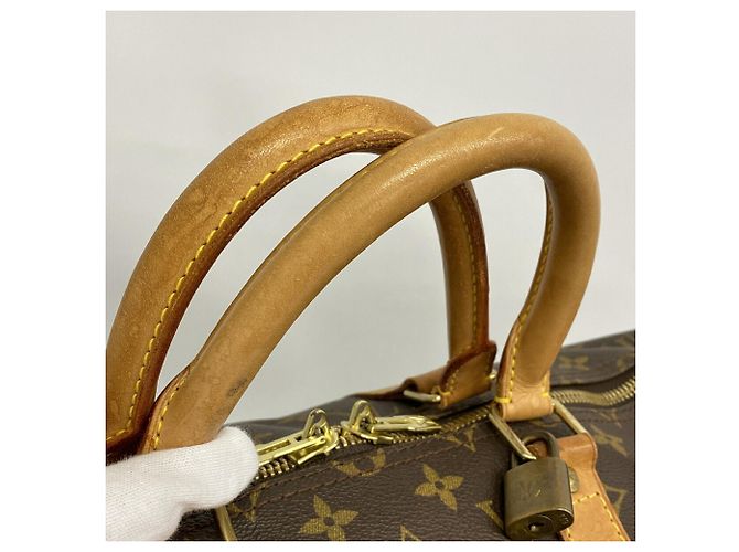 Louis Vuitton Boston Monogram Keepall 50 Marron - vue 8