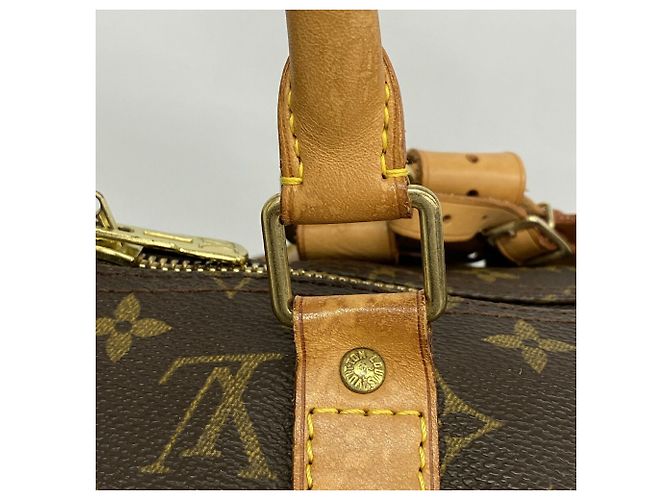 Louis Vuitton Boston Monogram Keepall 50 Marron - vue 9