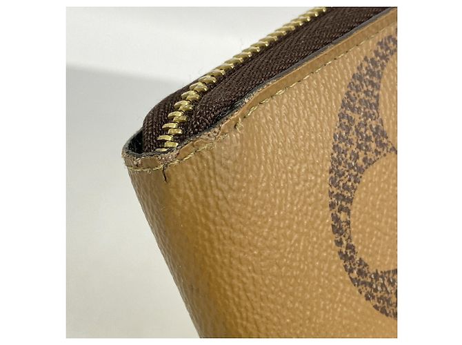 Louis Vuitton Monogram Giant Reverse Zippy Wallet Braun - Ansicht 5