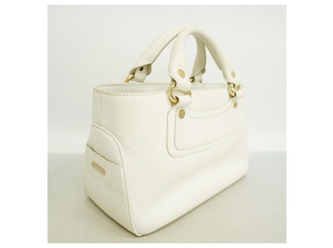 Céline Sac à main en cuir Celine Boogie Bag Blanc - vue 2