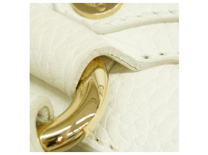 Céline Sac à main en cuir Celine Boogie Bag Blanc - vue 6
