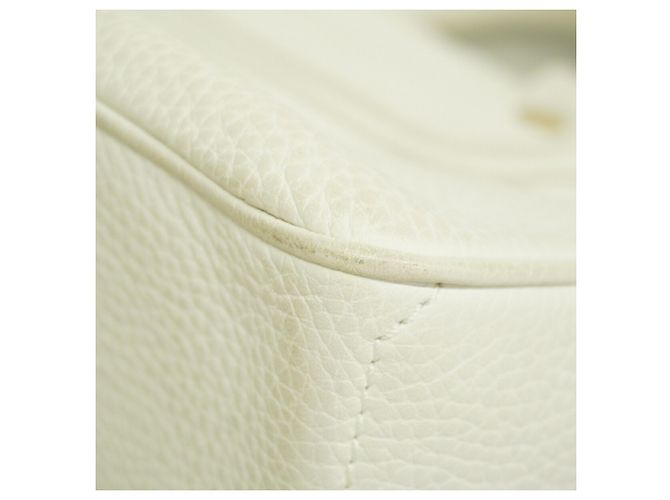 Céline Sac à main en cuir Celine Boogie Bag Blanc - vue 8