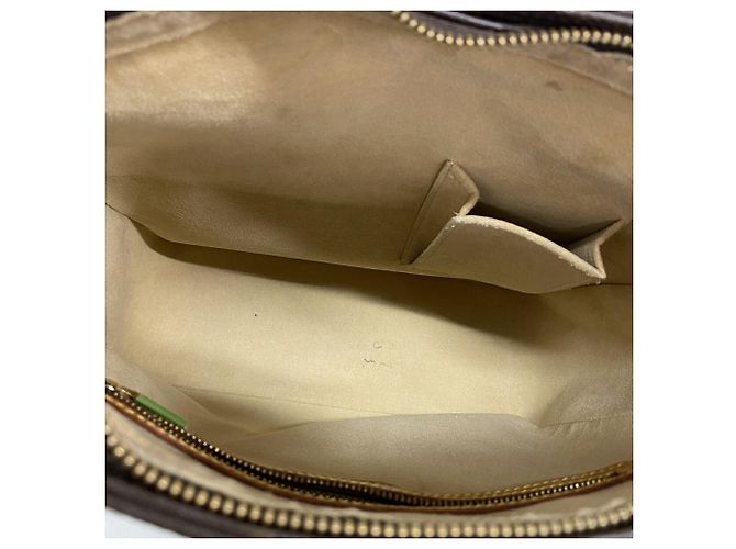 Borsa a tracolla Louis Vuitton Monogram Looping GM Marrone - vista 4