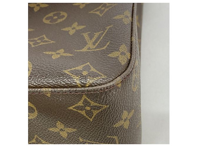Borsa a tracolla Louis Vuitton Monogram Looping GM Marrone - vista 7