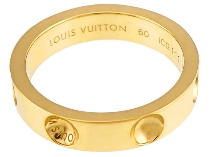 Anillo Louis Vuitton Petite Bague Empreinte #60 - vista 3