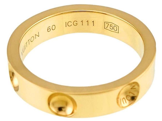 Anillo Louis Vuitton Petite Bague Empreinte #60 - vista 4