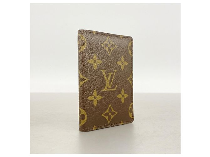 Louis Vuitton Monogram Organizer de Poche Card Case Castaño - vista 2