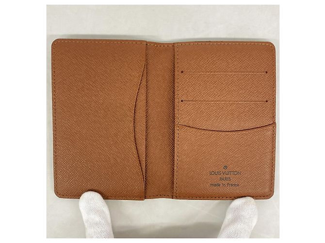 Louis Vuitton Monogram Organizer de Poche Card Case Castaño - vista 3