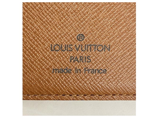 Louis Vuitton Monogram Organizer de Poche Card Case Castaño - vista 4