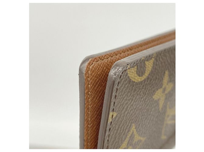 Louis Vuitton Monogram Organizer de Poche Card Case Castaño - vista 5
