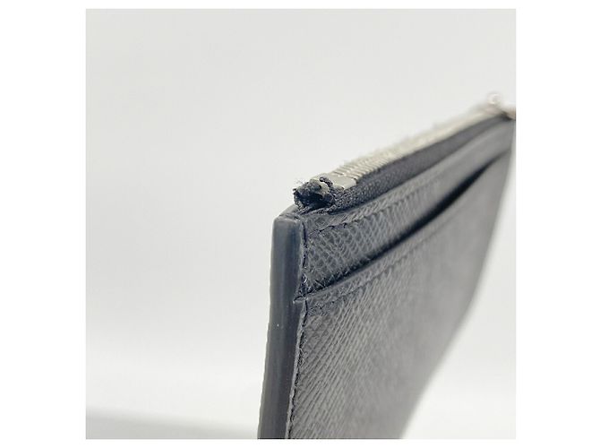 Portacarte e monete Louis Vuitton Taiga Grigio - vista 5