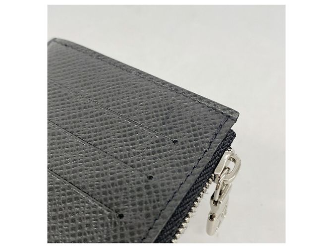 Portacarte e monete Louis Vuitton Taiga Grigio - vista 8