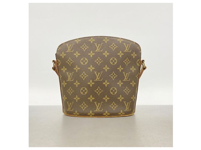 Borsa a tracolla Louis Vuitton Monogram Druot Marrone - vista 15