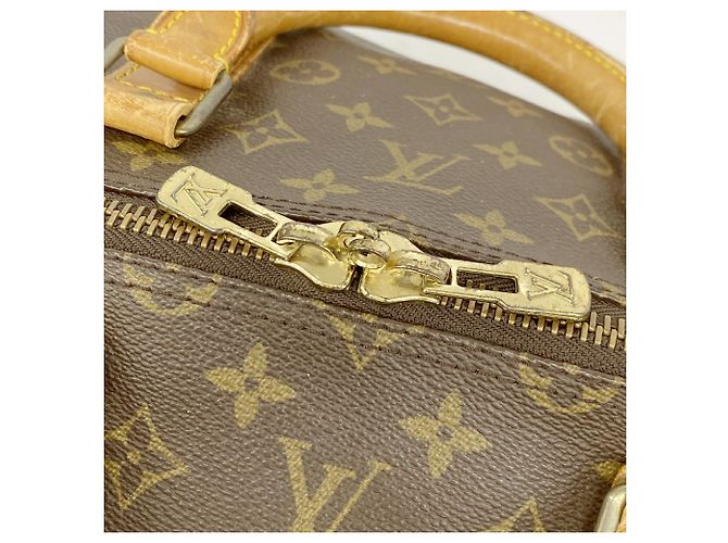 Louis Vuitton Brown Boston Monogram Keepall Bandoulière 55 Braun - Ansicht 13