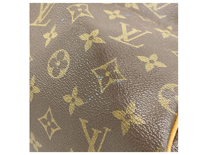 Louis Vuitton Brown Boston Monogram Keepall Bandoulière 55 Braun - Ansicht 14