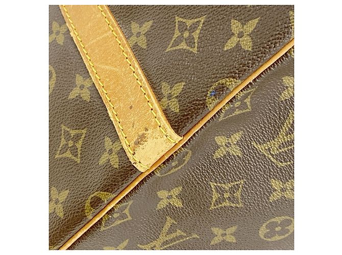 Louis Vuitton Brown Boston Monogram Keepall Bandoulière 55 Braun - Ansicht 9
