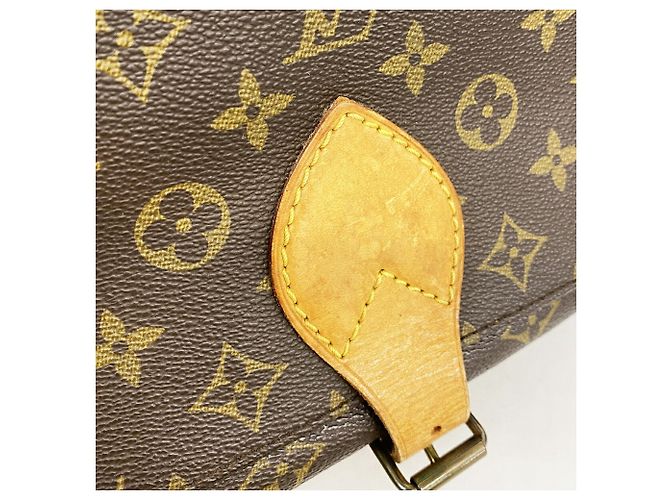 Borsa a tracolla Louis Vuitton Monogram Cartouchiere GM Marrone - vista 12