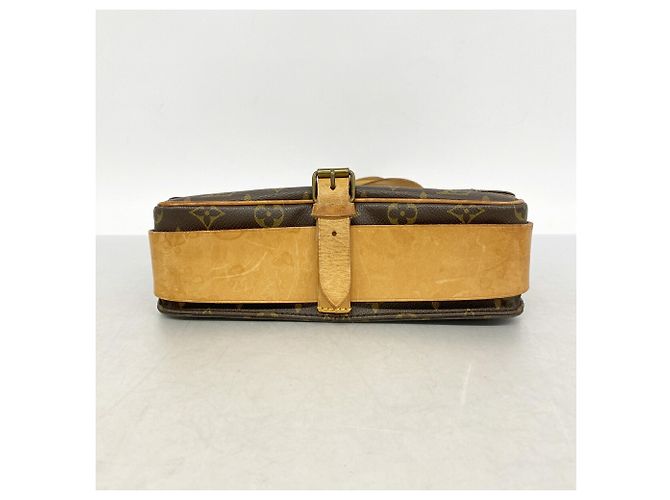 Borsa a tracolla Louis Vuitton Monogram Cartouchiere GM Marrone - vista 3