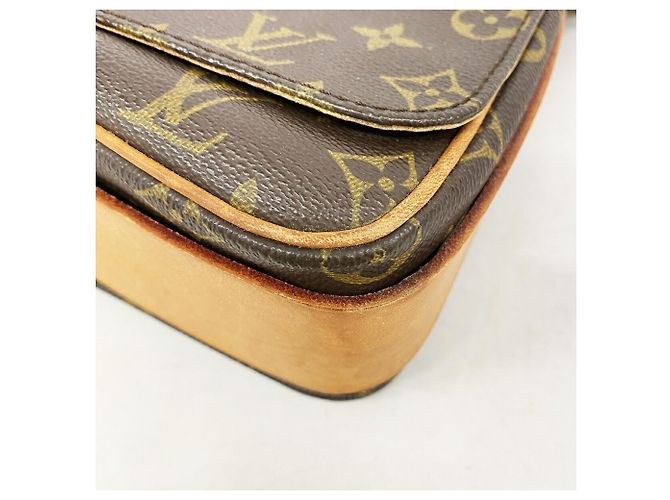 Borsa a tracolla Louis Vuitton Monogram Cartouchiere GM Marrone - vista 6