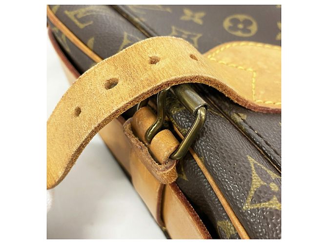 Borsa a tracolla Louis Vuitton Monogram Cartouchiere GM Marrone - vista 7