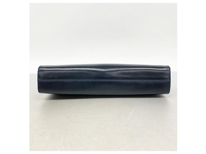 Borsa a tracolla in pelle Gancini Salvatore Ferragamo Blu navy - vista 3