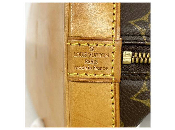 Borsa a mano Louis Vuitton Alma Monogram Marrone - vista 5