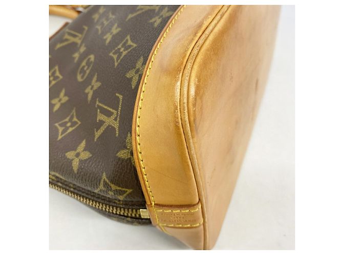 Borsa a mano Louis Vuitton Alma Monogram Marrone - vista 6