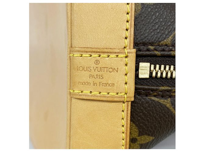 Borsa Louis Vuitton Alma Monogram Marrone - vista 5