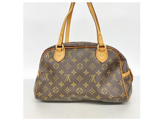 Louis Vuitton Monogram Montorgueil PM Schultertasche Braun - Ansicht 12