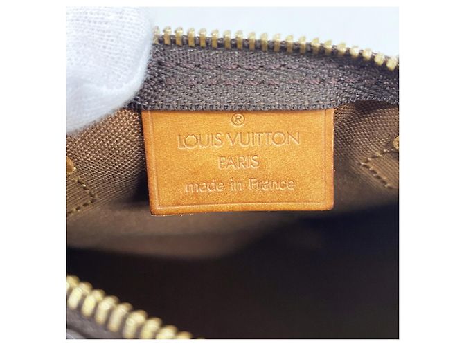 Sac à main Louis Vuitton Monogram Mini Speedy Marron - vue 5