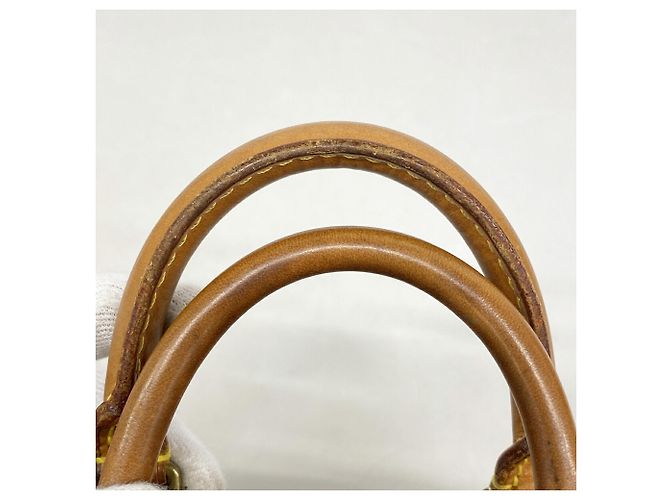 Sac à main Louis Vuitton Monogram Mini Speedy Marron - vue 7