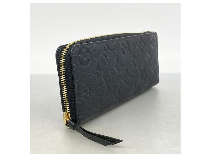 Louis Vuitton Monogram Empreinte Portefeuille Clemence Long Wallet Nero - vista 2