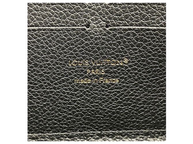 Louis Vuitton Monogram Empreinte Portefeuille Clemence Long Wallet Nero - vista 4