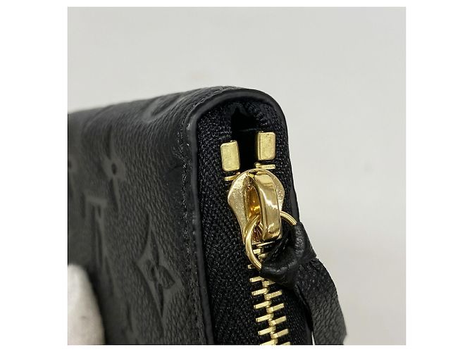 Louis Vuitton Monogram Empreinte Portefeuille Clemence Long Wallet Nero - vista 5