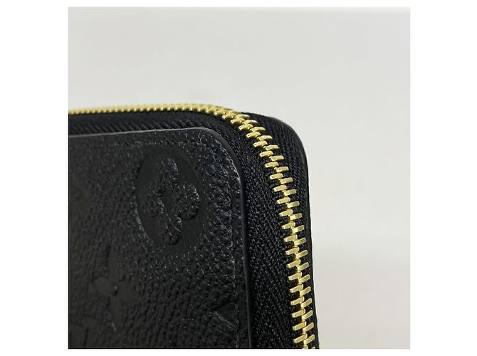 Louis Vuitton Monogram Empreinte Portefeuille Clemence Long Wallet Nero - vista 6