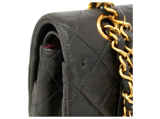 Chanel Matelassé Schultertasche Schwarz - Ansicht 7