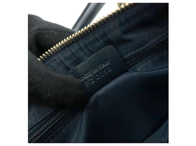 Borsa Christian Dior Trotter Mini Boston Blu Navy Beige - vista 9