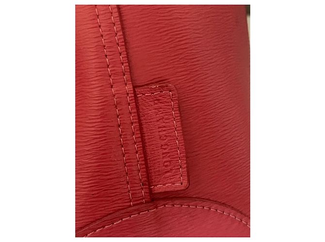 Longchamp Roseau Borsa Tote in Pelle Grana Rosa - vista 3