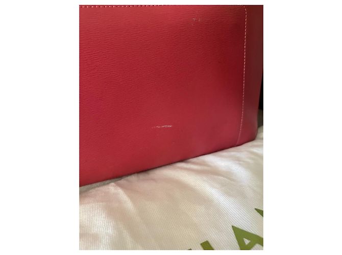 Longchamp Roseau Borsa Tote in Pelle Grana Rosa - vista 6