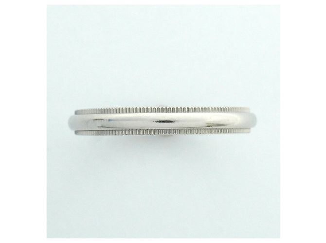 Autre Marque Tiffany & Co. Milgrain Band Ring in Platinum - view 2