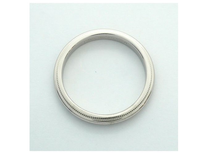 Autre Marque Tiffany & Co. Milgrain Band Ring in Platinum - view 3