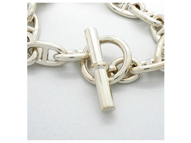 Hermès Pulseira de Berloques Hermes Chaine d'Ancre GM Silver - vista 4