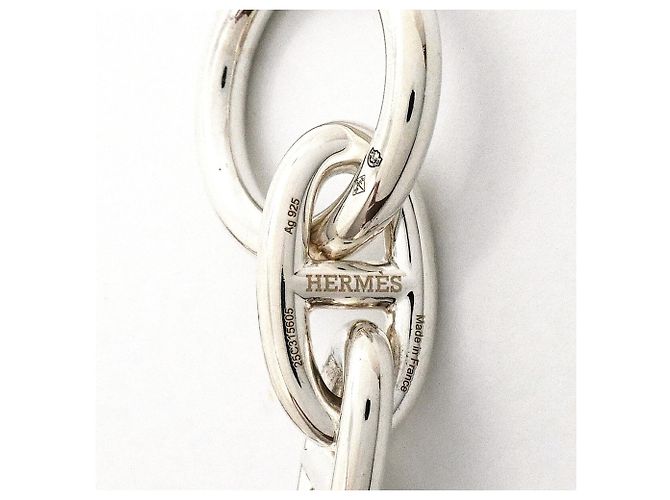 Hermès Pulseira de Berloques Hermes Chaine d'Ancre GM Silver - vista 5
