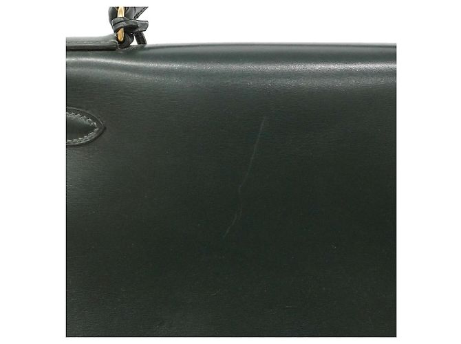 Hermès Borsa Hermes Kelly 28 Verde - vista 12
