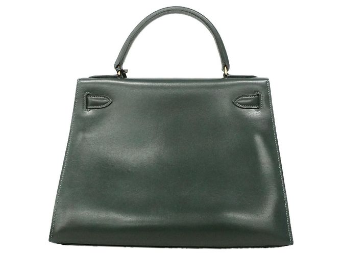 Hermès Borsa Hermes Kelly 28 Verde - vista 15