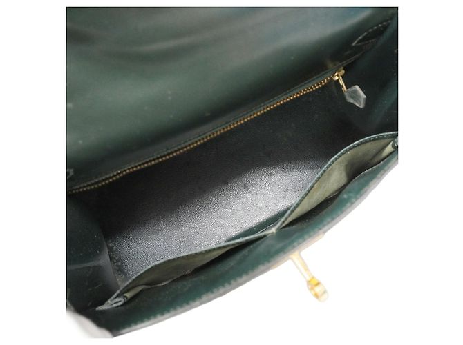 Hermès Borsa Hermes Kelly 28 Verde - vista 4