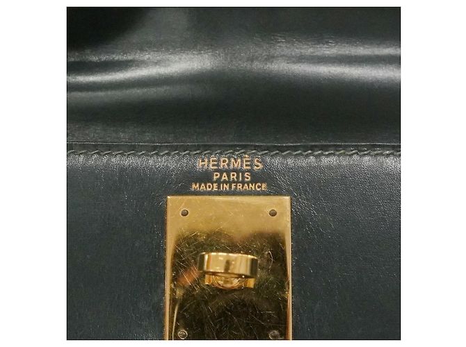 Hermès Borsa Hermes Kelly 28 Verde - vista 5