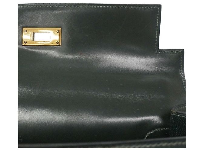Hermès Borsa Hermes Kelly 28 Verde - vista 9
