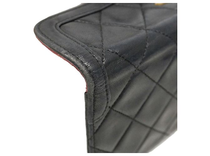 Chanel Matelassé Schultertasche mit Kette Schwarz - Ansicht 11